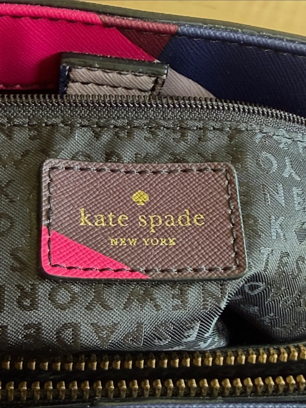 KATE SPADE Laurel Way Geo Spotlight Evangelie Satchel with Crossbody Strap